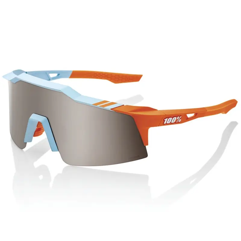 Sluneční brýle 100% SPEEDCRAFT SL Soft Tact Two Tone Hiper se stříbrným sklem Novinka