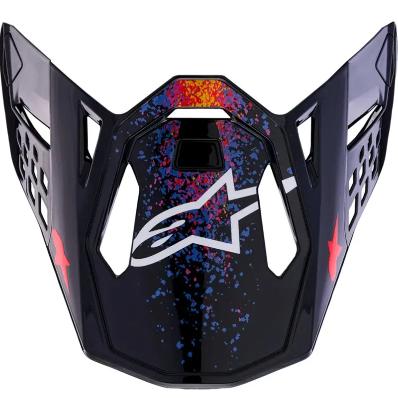 Kšilt pro helmy na motorku Alpinestars Supertech S-M10 limitovaná edice Black Hole černo-barevný Nejprodávanější