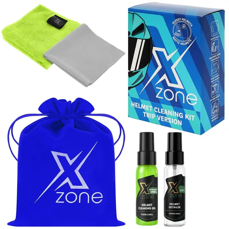 Cenový Hit Sada na čištění helmy Xzone® Helmet Cleaning Trip Kit