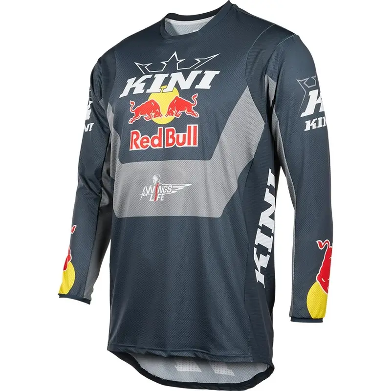 Sezónní Sleva Motokrosový dres KINI Red Bull MXC 1.0 antracitový
