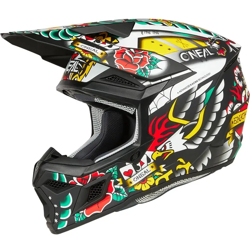 Nízká Cena Dětská motokrosová helma O´Neal 3SRS Inked vícebarevná