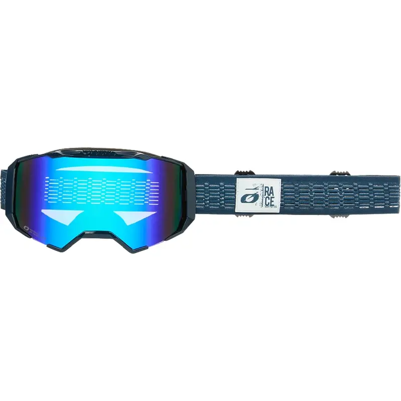 Omezená Nabídka Motokrosové brýle O´Neal B-22 Static modré (iridiové modré plexi)