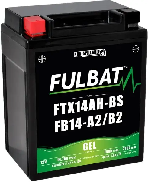 Gelová baterie FULBAT FB14-A2 GEL (12N14-4A) (YB14-A2 GEL) Originální