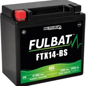 Gelová baterie FULBAT FTX14-BS GEL (YTX14-BS GEL) Přímo Od Výrobce