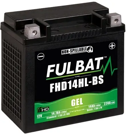 Gelová baterie FULBAT FHD14HL-BS GEL (Harley.D) (YHD14HL-BS GEL) Přímo Od Výrobce