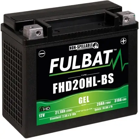 Ihned K Objednání Gelová baterie FULBAT FHD20HL-BS GEL (Harley.D) (YHD20HL-BS GEL)