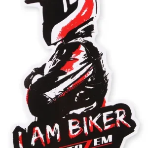 Výhodná Nabídka Nálepka MotoZem I Am Biker - Man maxi