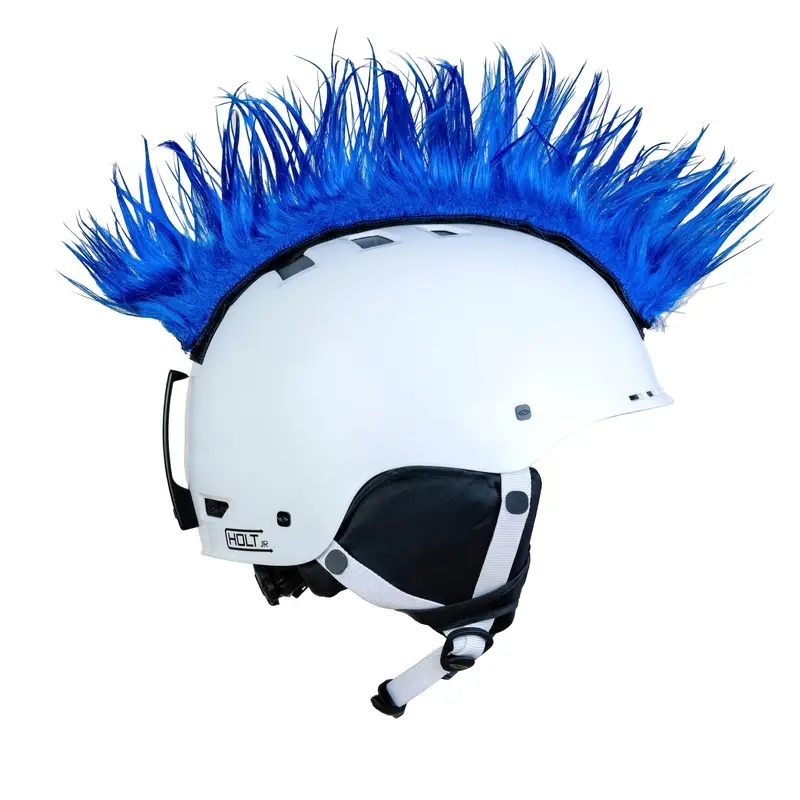 Vysoce Kvalitní Číro na helmu Mohawk tmavě modré