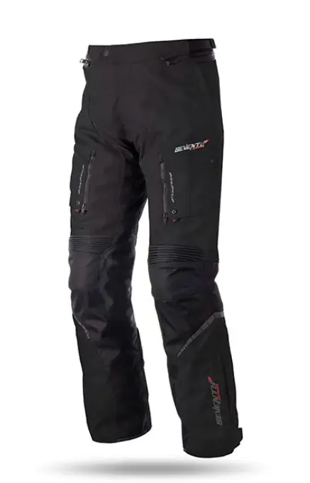Kalhoty na motorku SEVENTY DEGREES SD-PT1 černé Nová Kolekce