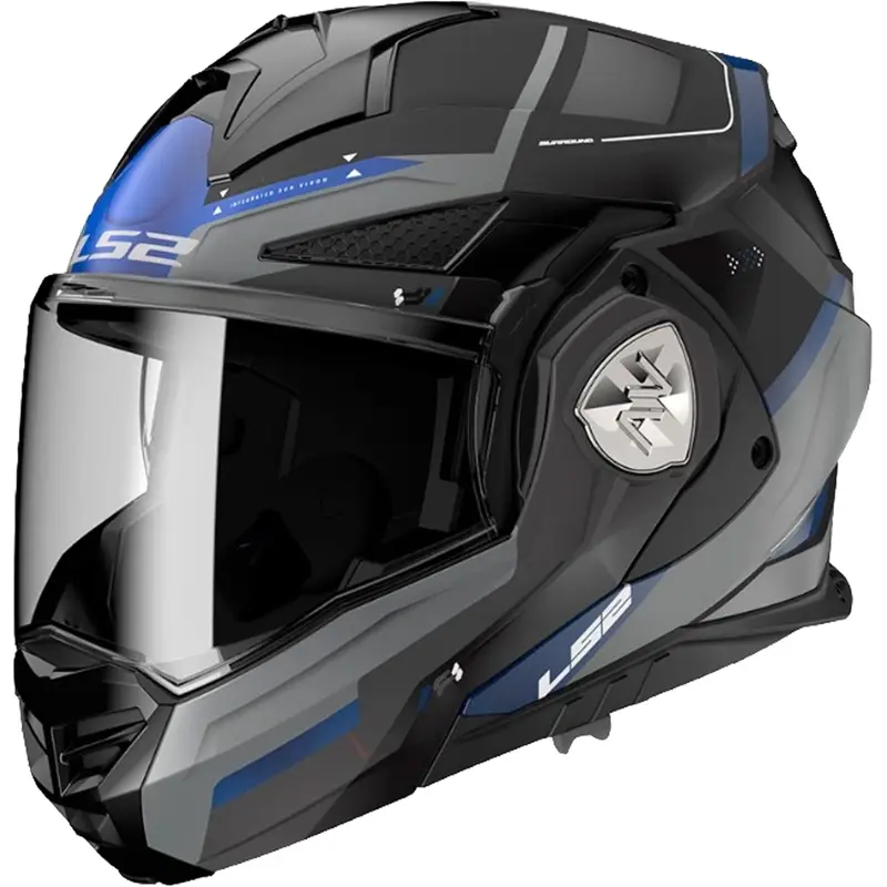 Ihned K Objednání Překlápěcí přilba na motorku LS2 FF901 Advant X Spectrum černo-modro-titanová