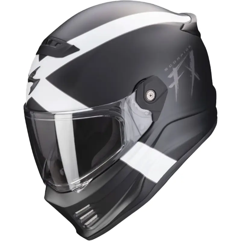 Tovární Cena Přilba na motorku SCORPION COVERT FX GALLUS černo-bílá