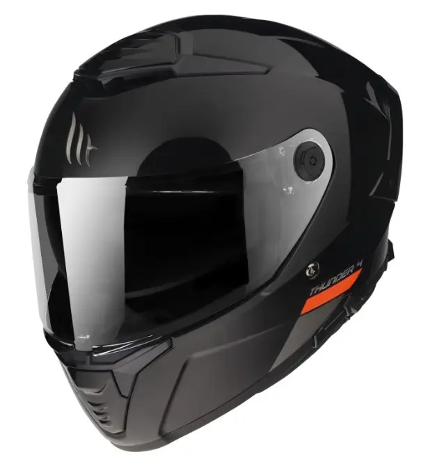 Integrální přilba na motorku MT FF118SV Thunder 4 SV černá lesklá Přímo Od Výrobce
