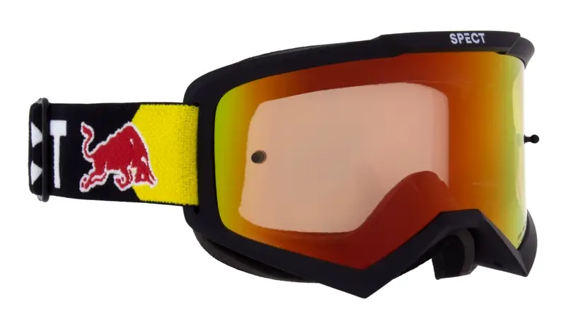 Dokud Zásoby Vydrží Motokrosové brýle Red Bull SpectEVAN černé s červeno-žlutým sklem