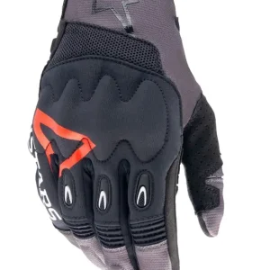 Nejlepší Volba Motokrosové rukavice Alpinestars Techdura černo-hnědo-fluo červené