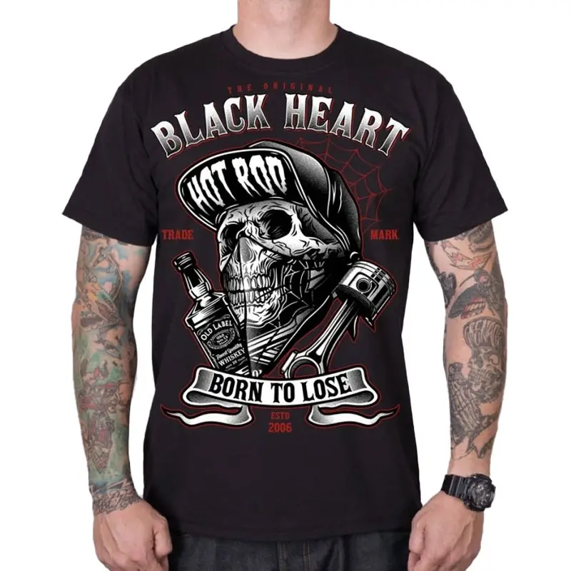 Top Prodej Tričko Black Heart Buddy černé