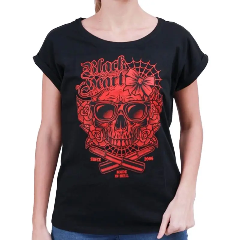 Dámské triko Black Heart Dead Beauty Ext černé Přímo Od Výrobce