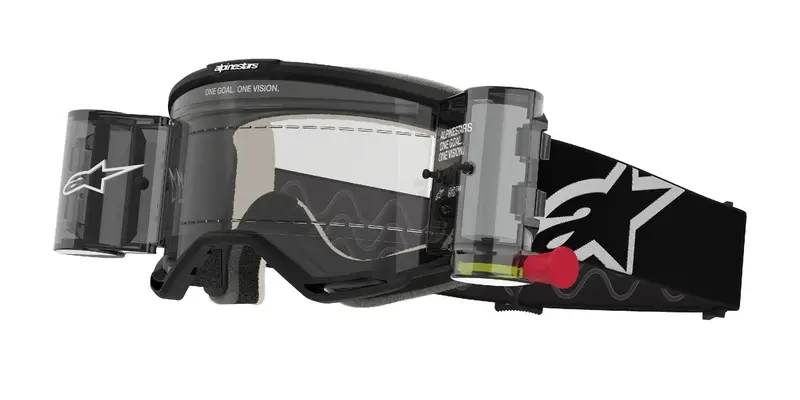 Motokrosové brýle Alpinestars Vision 5 Corp ROLL-OFF Wide Vision černé s čirým zorníkem Přímo Od Výrobce