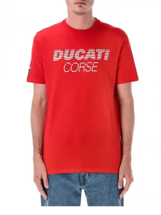 Originální Tričko Ducati Corse červené