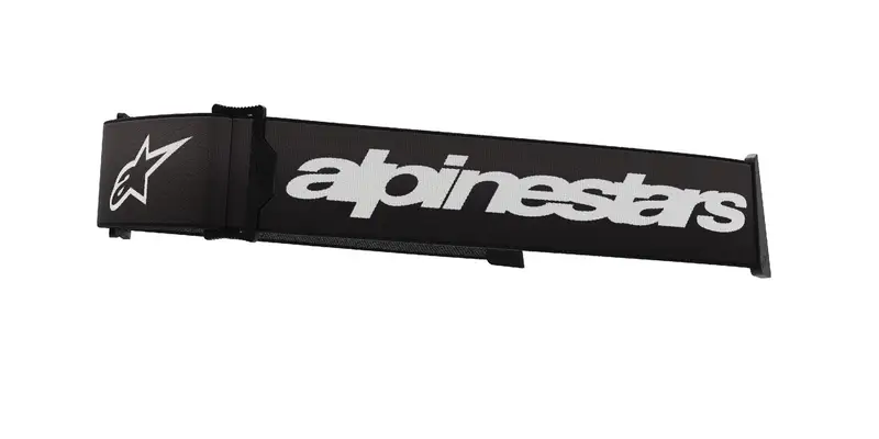 Popruh pro brýle Alpinestars Supertech/Vision 8 černo-bílý Finální Výprodej