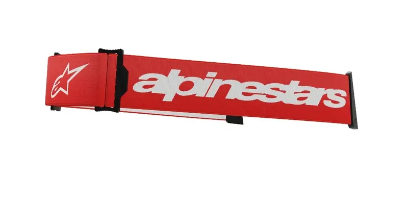 Popruh pro brýle Alpinestars Supertech/Vision 8 červeno-bílý Horká Nabídka