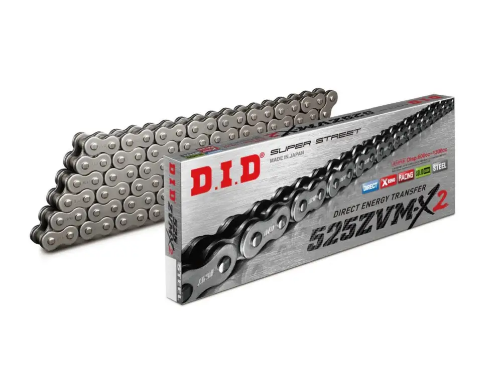 ZVM-X série X-Kroužkový řetěz D.I.D Chain 525ZVM-X2 112 článků Rychlé Dodání