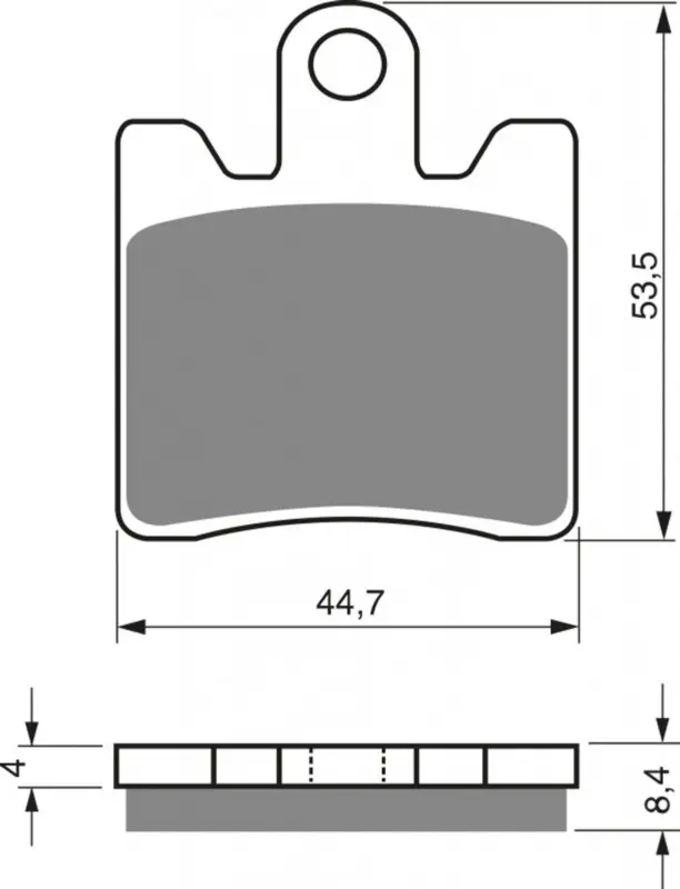 Vrácení Zdarma Brzdové destičky GOLDFREN 326 AD (1 set = 4 pcs)