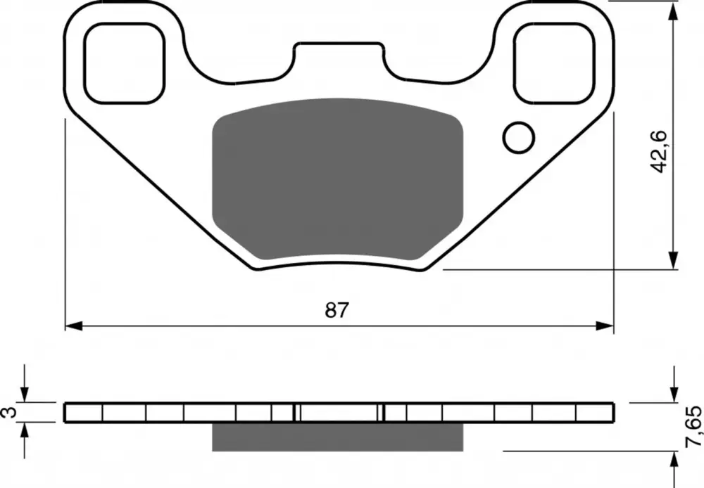 Must-Have Brzdové destičky GOLDFREN 342 S33 OFF-ROAD FRONT
