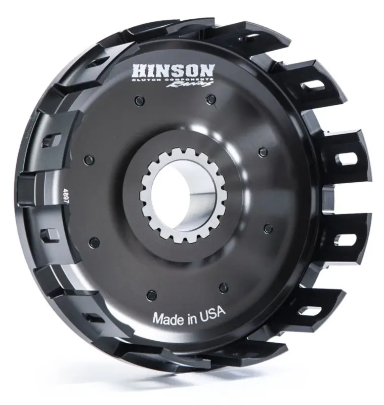 Originální Billetproof spojkový koš HINSON H240 s ozubeným kolem startovací páky
