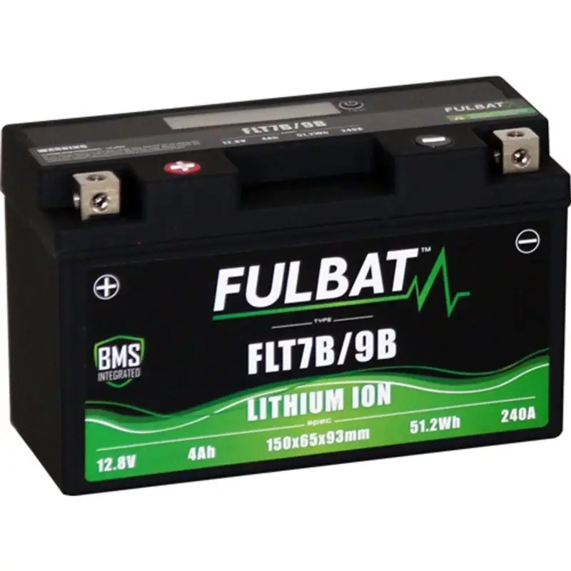 lithiová baterie LiFePO4 YT7B-4/YT7B-BS FULBAT 12V, 3Ah, 210A, hmotnost 0,56 kg, 150x66x93 Bezpečná Platba