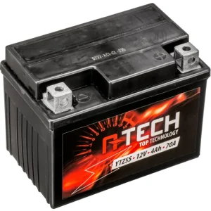 baterie 12V, YTX4L/YTZ5S, 4Ah, 70A, bezúdržbová GEL technologie, 113x70x85, A-TECH (aktivovaná ve výrobě) Jen Po Omezenou Doba