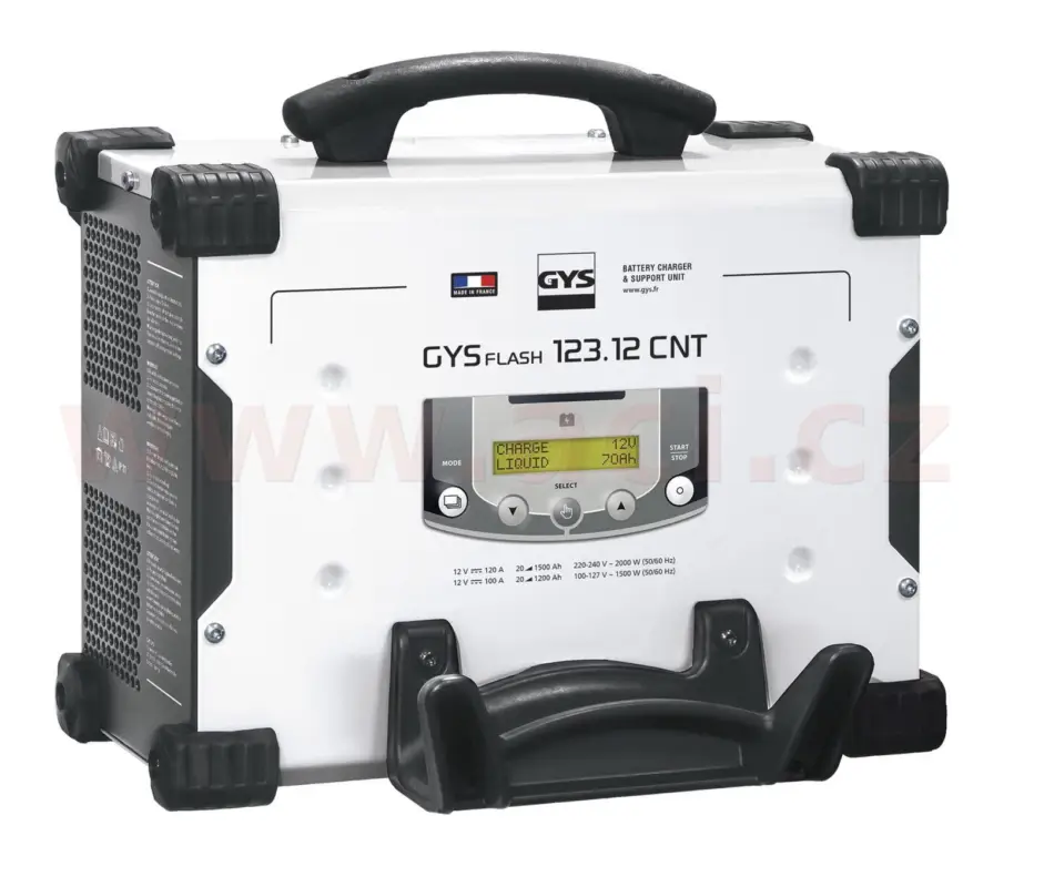 Akce nabíječka GYSFLASH 123.12 CNT FV 12 V, 5-1500 Ah, 120 A