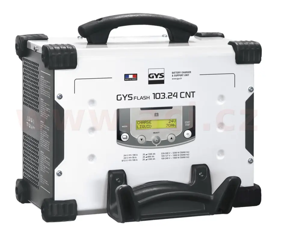 nabíječka GYSFLASH 103.24 CNT FV 12 V, 5-1200 Ah, 100 A Nová Kolekce