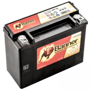 20Ah baterie, 300A, levá BANNER Running Bull AGM BACKUP 206x91x163 Originální