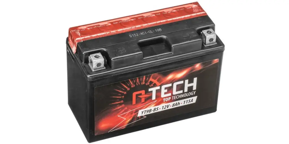 Objednat Nyní baterie 12V, YT9B-BS, 8Ah, 115A, bezúdržbová MF AGM 150x70x105, A-TECH (vč. balení elektrolytu)