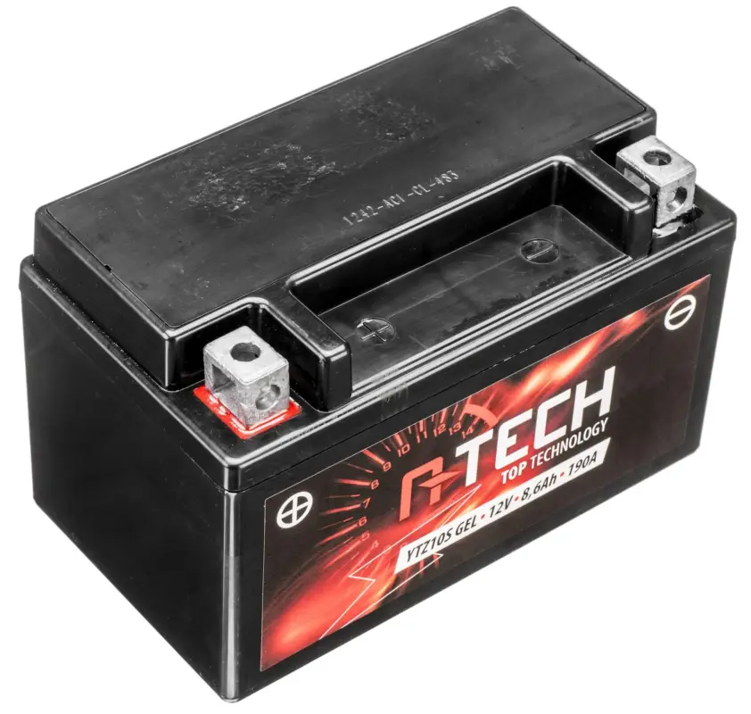 baterie 12V, YTZ10S GEL, 8,6Ah, 190A, bezúdržbová GEL technologie 150x88x93, A-TECH (aktivovaná ve výrobě) Nejlepší Cena