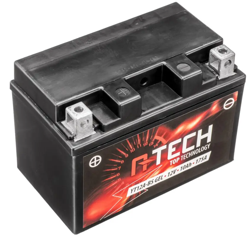 Cenová Bomba baterie 12V, YT12A-BS GEL, 12V, 10Ah, 175A, bezúdržbová GEL technologie 150x88x105 A-TECH (aktivovaná ve výrobě)