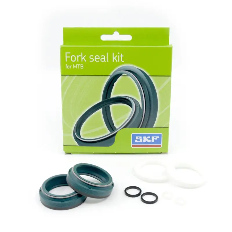simeringy do přední vidlice (FOX AIR 34 mm), SKF (zelené) Zlevněný