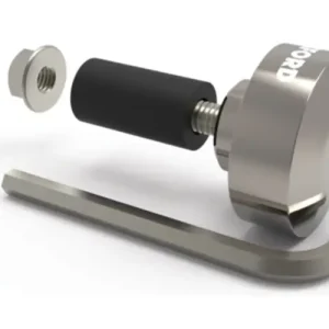 Sezónní Sleva závaží řídítek Bar Ends 1 s redukcí pro vnitřní průměr 13 a 18 mm (vnější 22 a 28,6 mm), OXFORD (stříbrné, pár)