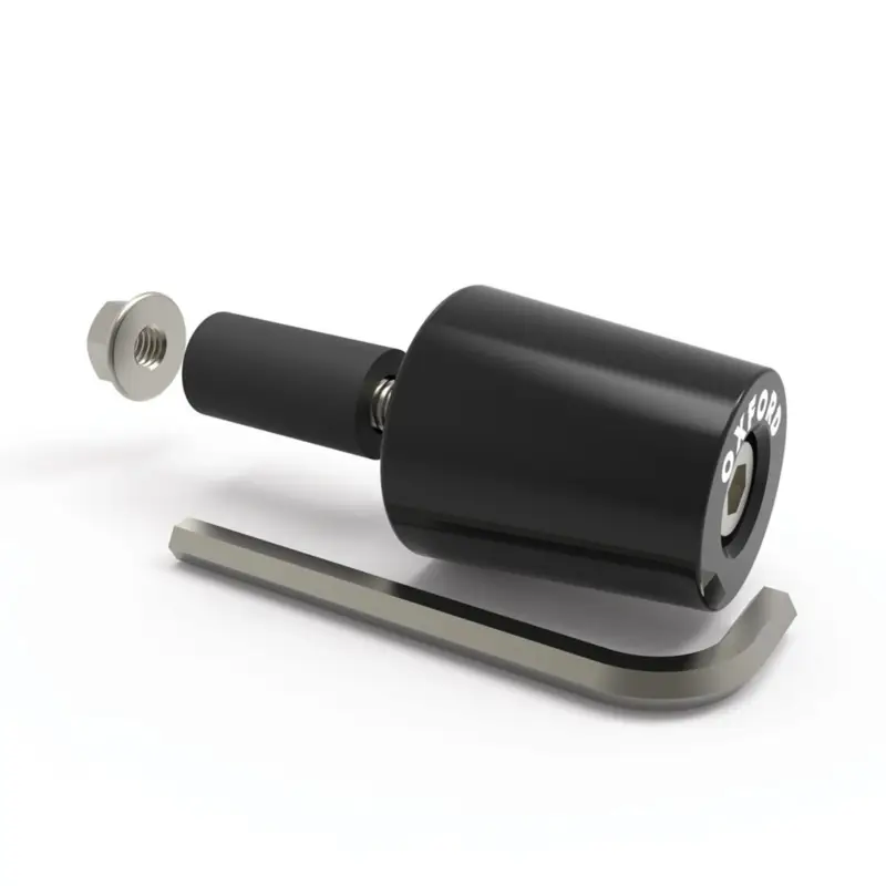 Finální Výprodej závaží řídítek Bar Ends 3 s redukcí pro vnitřní průměr 13 a 18 mm (vnější 22 a 28,6 mm), OXFORD (černé, pár)