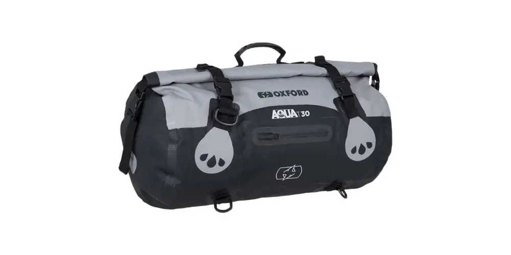 Autentický vodotěsný vak Aqua T-30 Roll Bag, OXFORD (šedý/černý, objem 30 l)