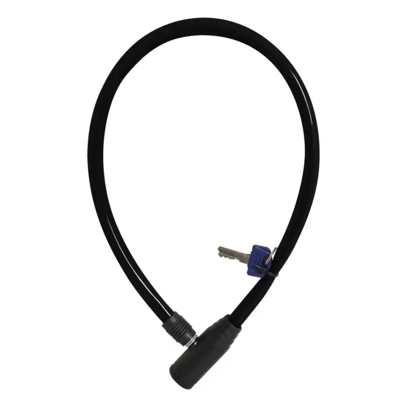 Must-Have zámek HOOP4, OXFORD (délka 600 mm, průměr lanka 12 mm, černý)