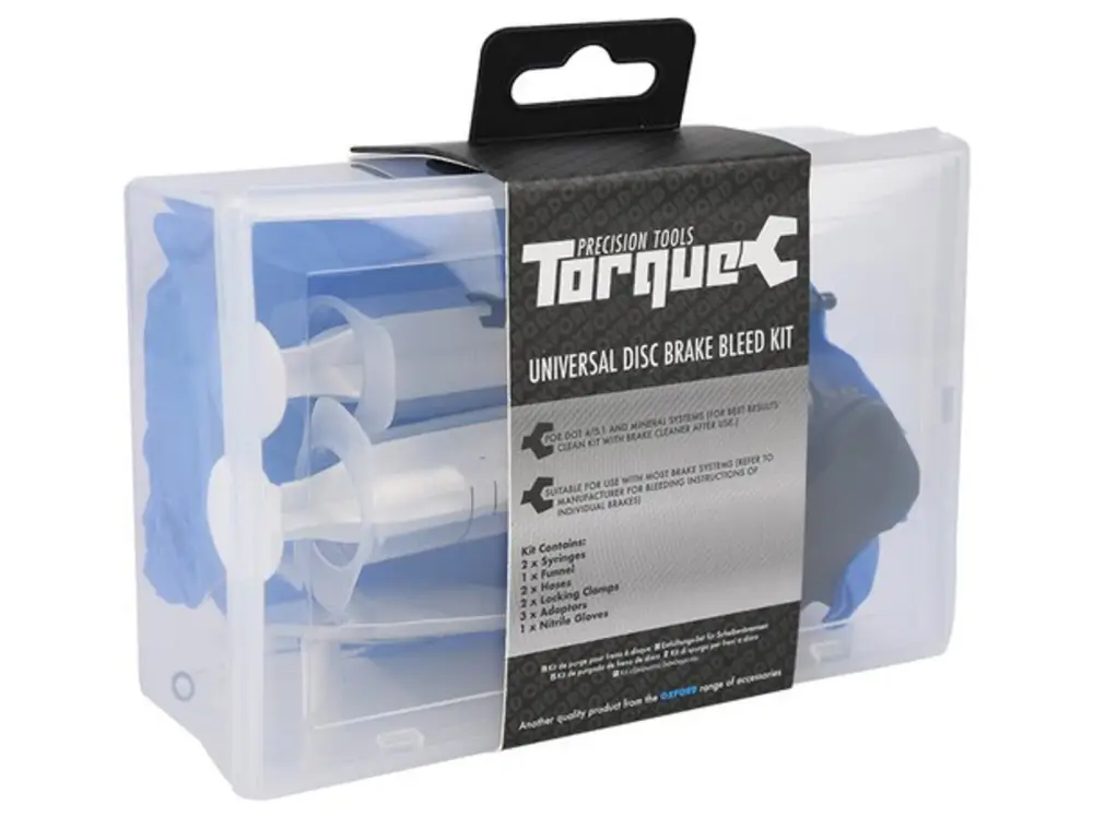 univerzální sada pro odvzdušnění brzdové kapaliny cyklo DISC BRAKE BLEED KIT TORQUE, OXFORD Tovární Cena