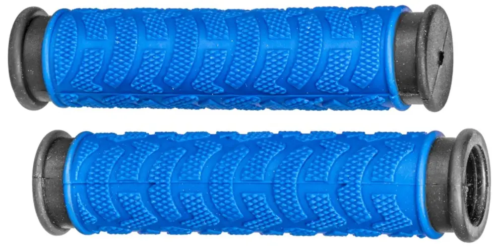 Autentický gripy MTB, OXFORD (modré/černé, dvoukomponentní, délka 127 mm, 1 pár)