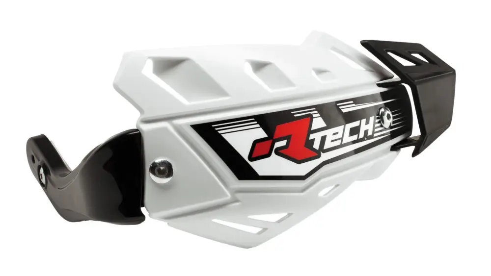 Zlevněný kryty páček FLX ATV, RTECH (bílé, 4 varianty v 1, vč. montážní sady, průměr konusu 14 a 18 mm)