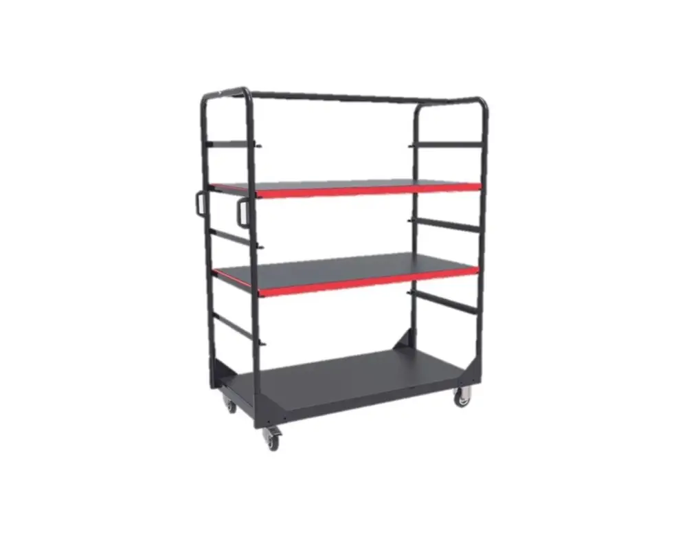 Koupit Online Fairing trolley with 3 shelves LV8 EQC3R.PRC.R červená
