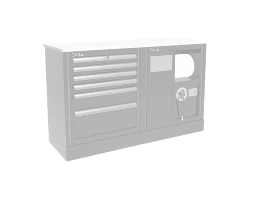 Stůl pro závodního mechanika LV8 EQR-01.O oranžová Super Cena