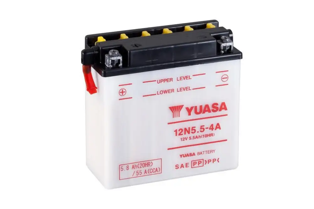 Nejprodávanější Konvenční 12V akumulátor bez kyseliny YUASA 12N5.5-4A