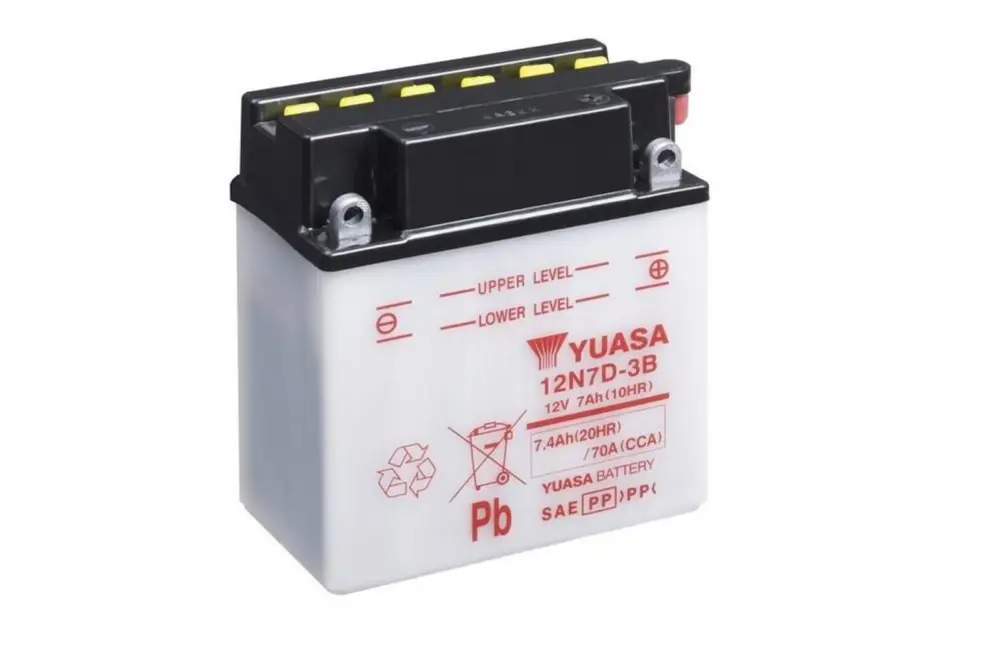 Nakupujte Hned Konvenční 12V akumulátor bez kyseliny YUASA 12N7D-3B