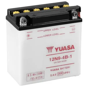 Konvenční 12V akumulátor bez kyseliny YUASA 12N9-4B-1 Novinka