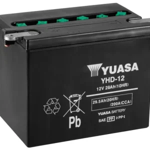 Konvenční 12V akumulátor bez kyseliny YUASA YHD-12 Autentický